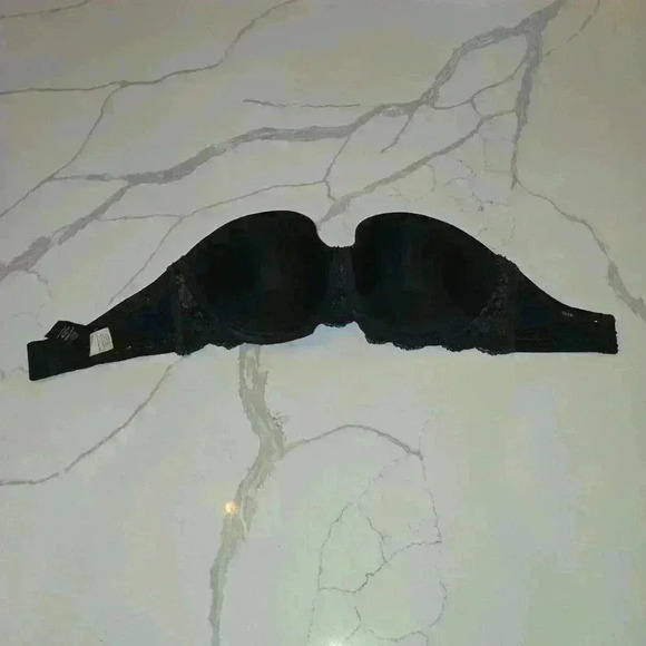 Calvin Klein Seductive Comfort Customized Lift Strapless Bra Black Size 32DD - Picture 3 of 8